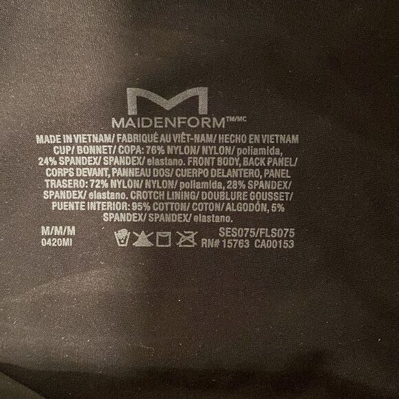Maidenform women’s flexees fit sense all-in-one shaping bodybriefer size M - Picture 10 of 10